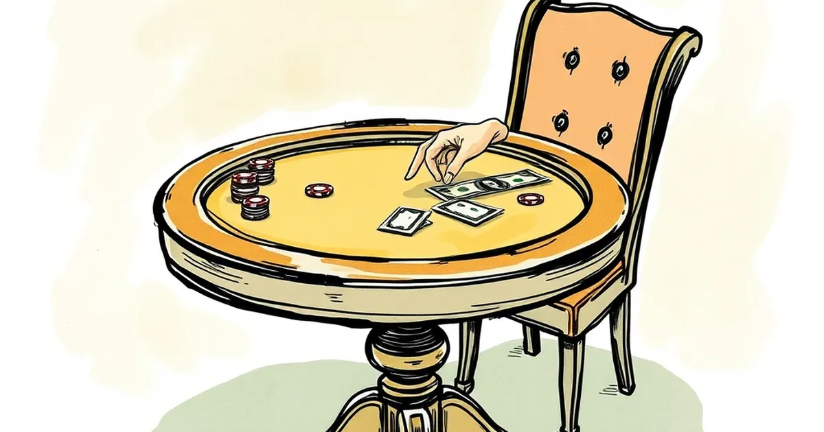A $10 table bet settles in 2s; the tilt lasts 3 hours