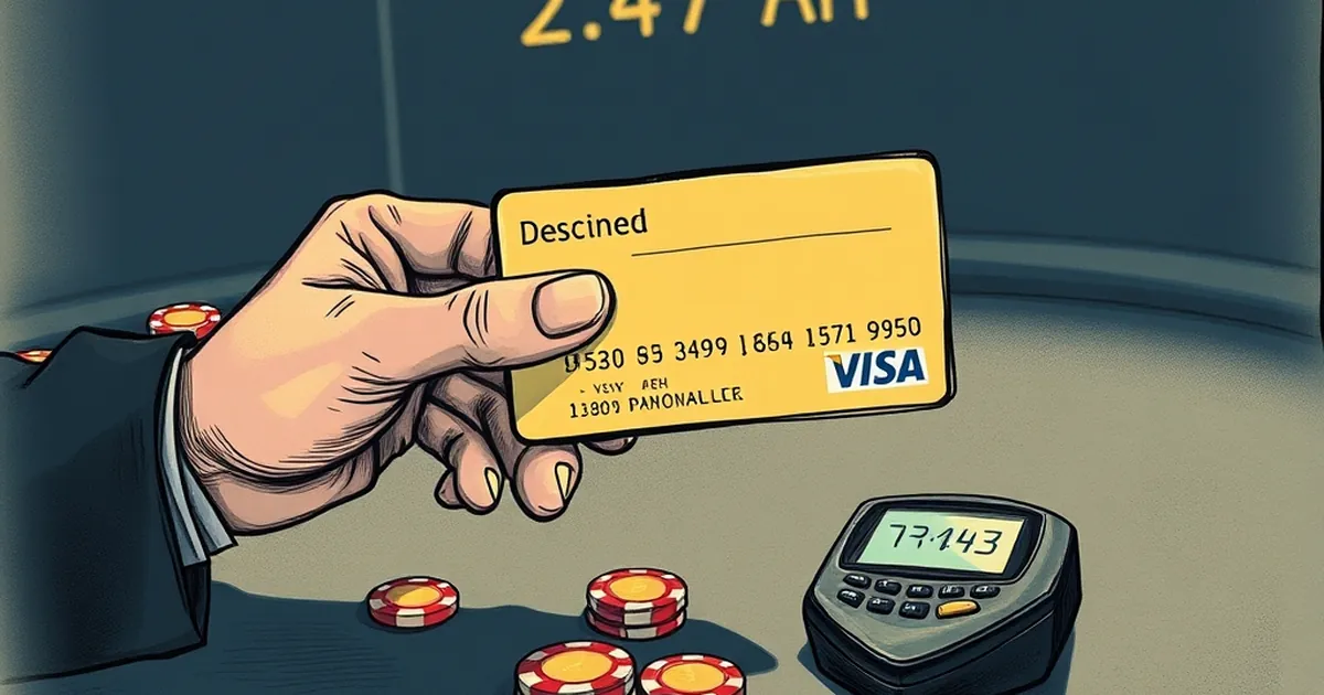 Declined at 2:47 AM? That's the check, not the balance