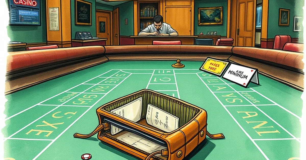 What happens when a $20 table minimum outlives your bankroll